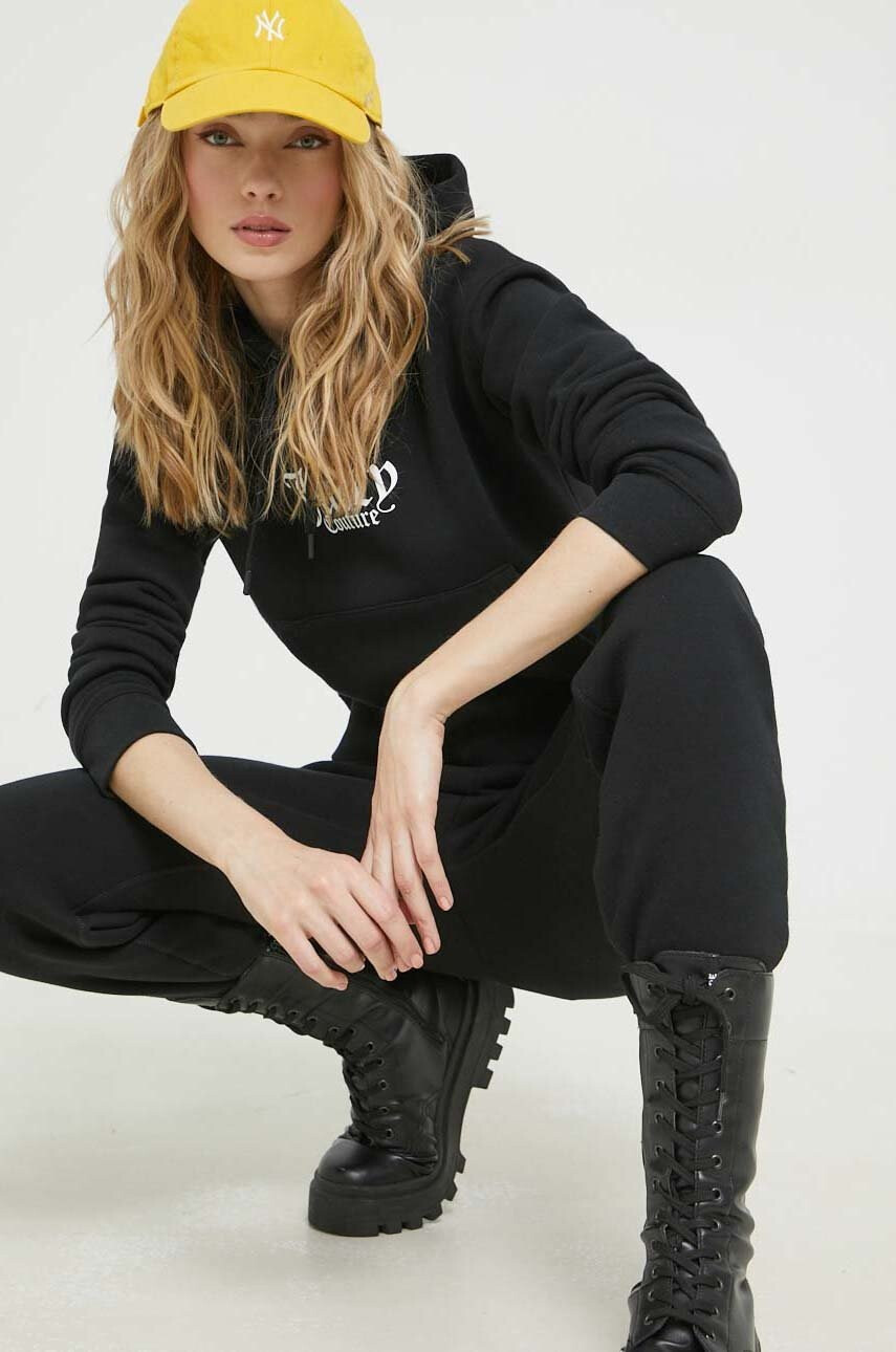 Juicy Couture Спортен панталон Sora в черно с принт - Pepit.bg