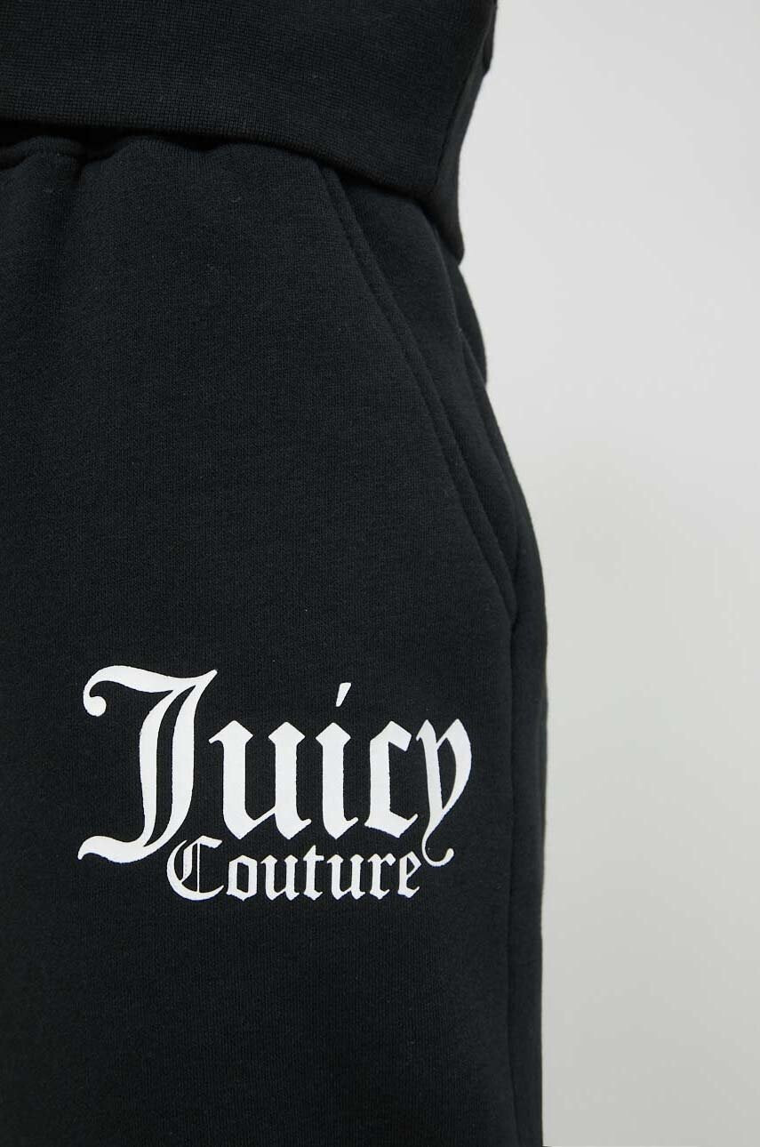 Juicy Couture Спортен панталон Sora в черно с принт - Pepit.bg