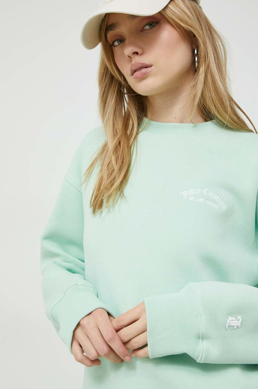Juicy Couture Суичър в зелено с апликация - Pepit.bg
