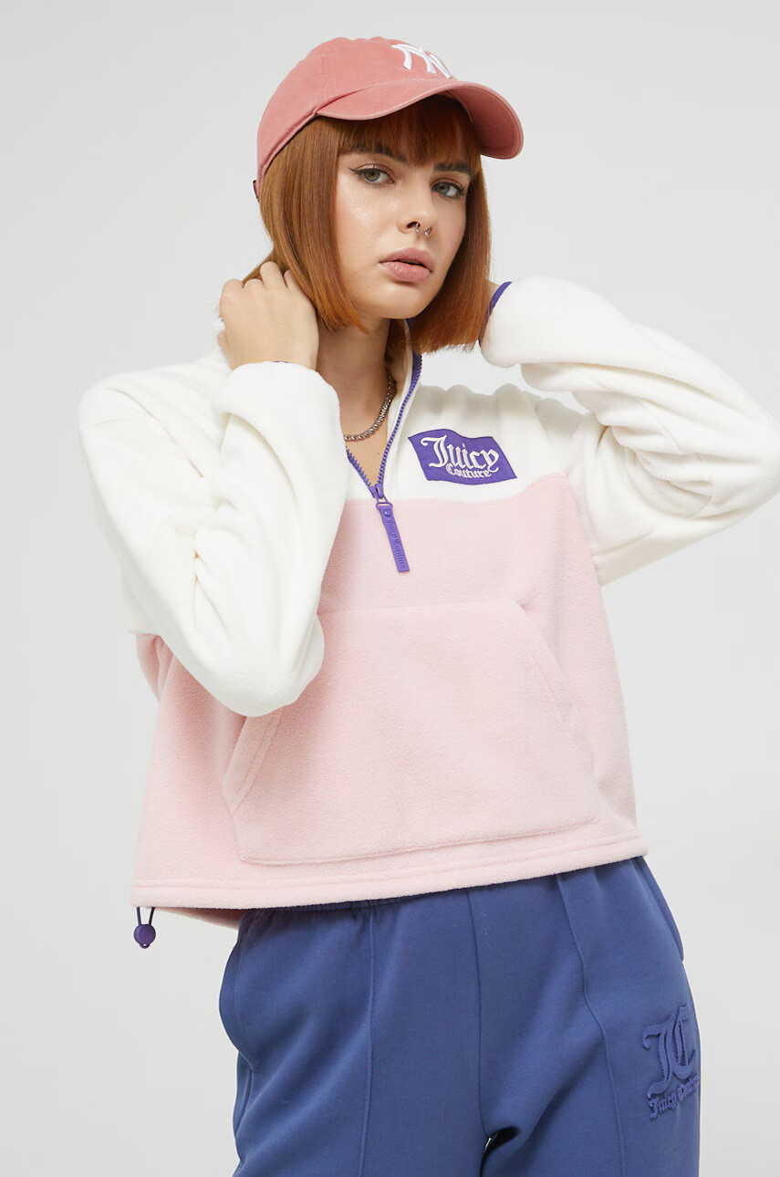 Juicy Couture Суичър в бежово с десен - Pepit.bg