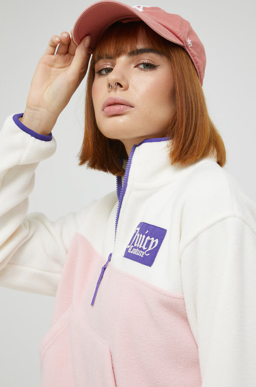 Juicy Couture Суичър в бежово с десен - Pepit.bg