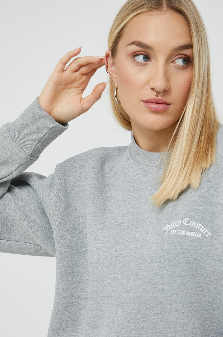 Juicy Couture Суичър Ally в сиво с апликация - Pepit.bg