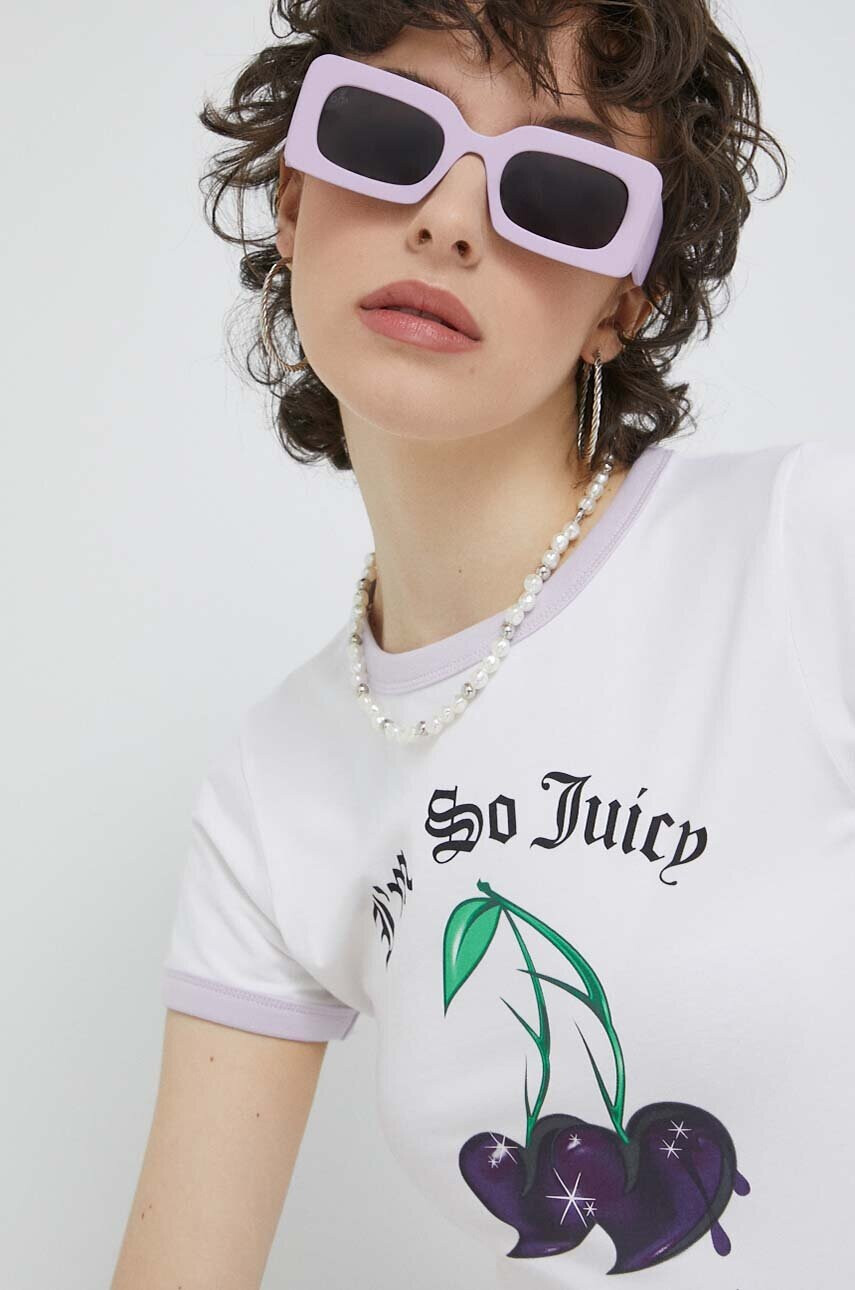 Juicy Couture Тениска в бяло - Pepit.bg