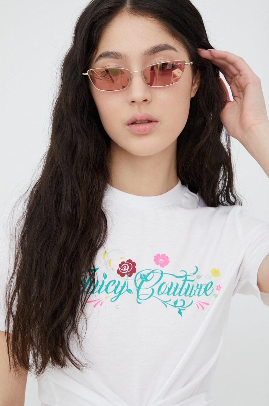 Juicy Couture Тениска в бяло - Pepit.bg
