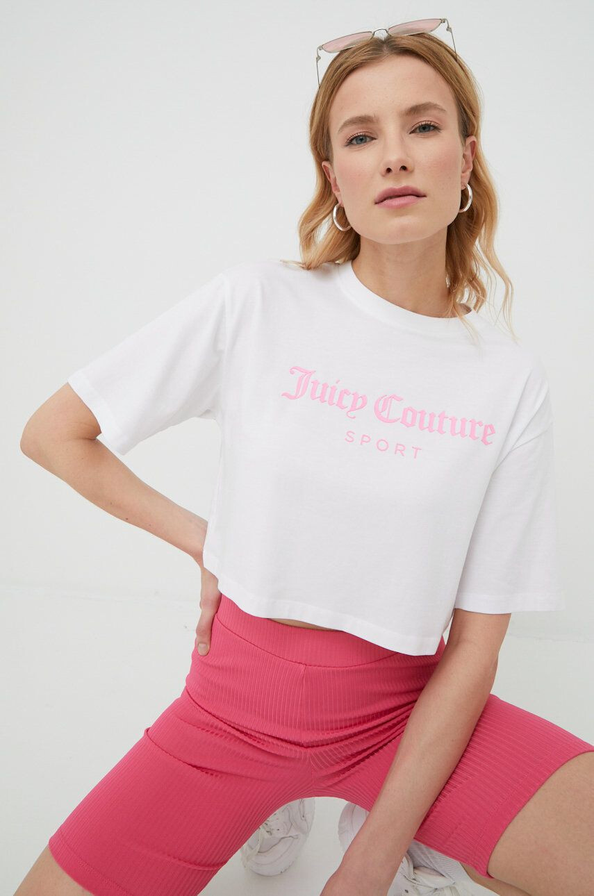 Juicy Couture Тениска в бяло - Pepit.bg