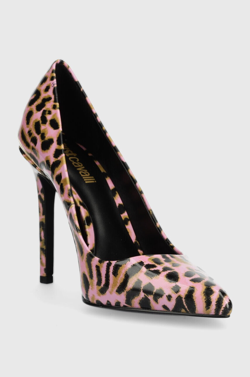 Just Cavalli Обувки с висок ток в розово 74RB3S01 - Pepit.bg