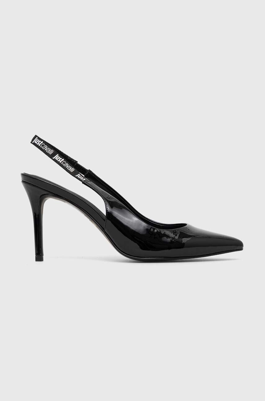 Just Cavalli Обувки с висок ток в черно 74RB3S52 - Pepit.bg