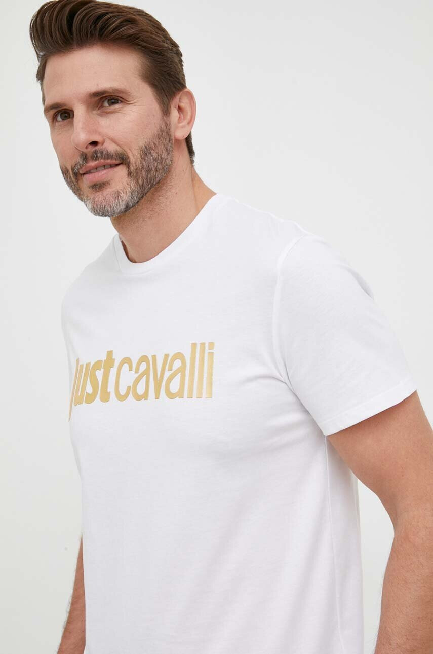 Just Cavalli Памучна тениска - Pepit.bg