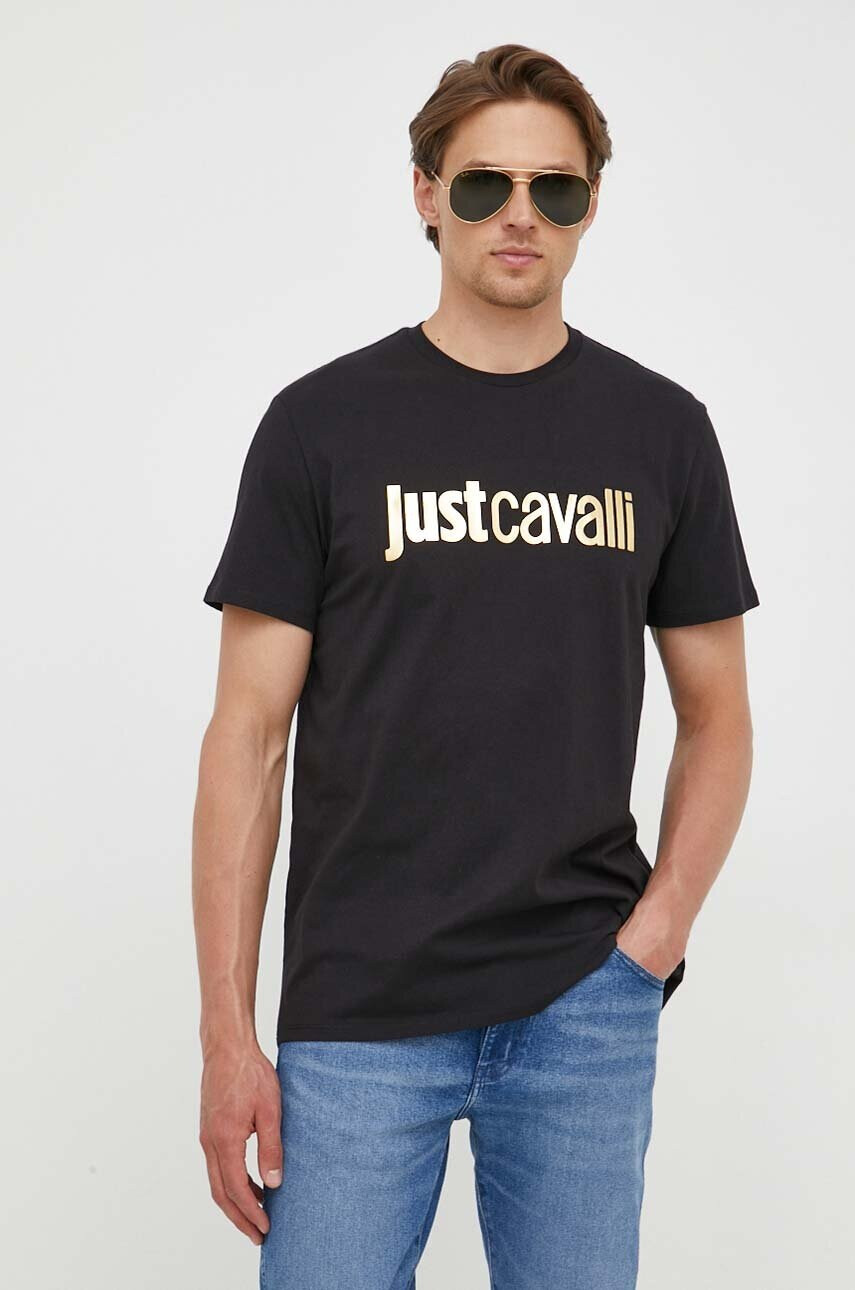 Just Cavalli Памучна тениска - Pepit.bg