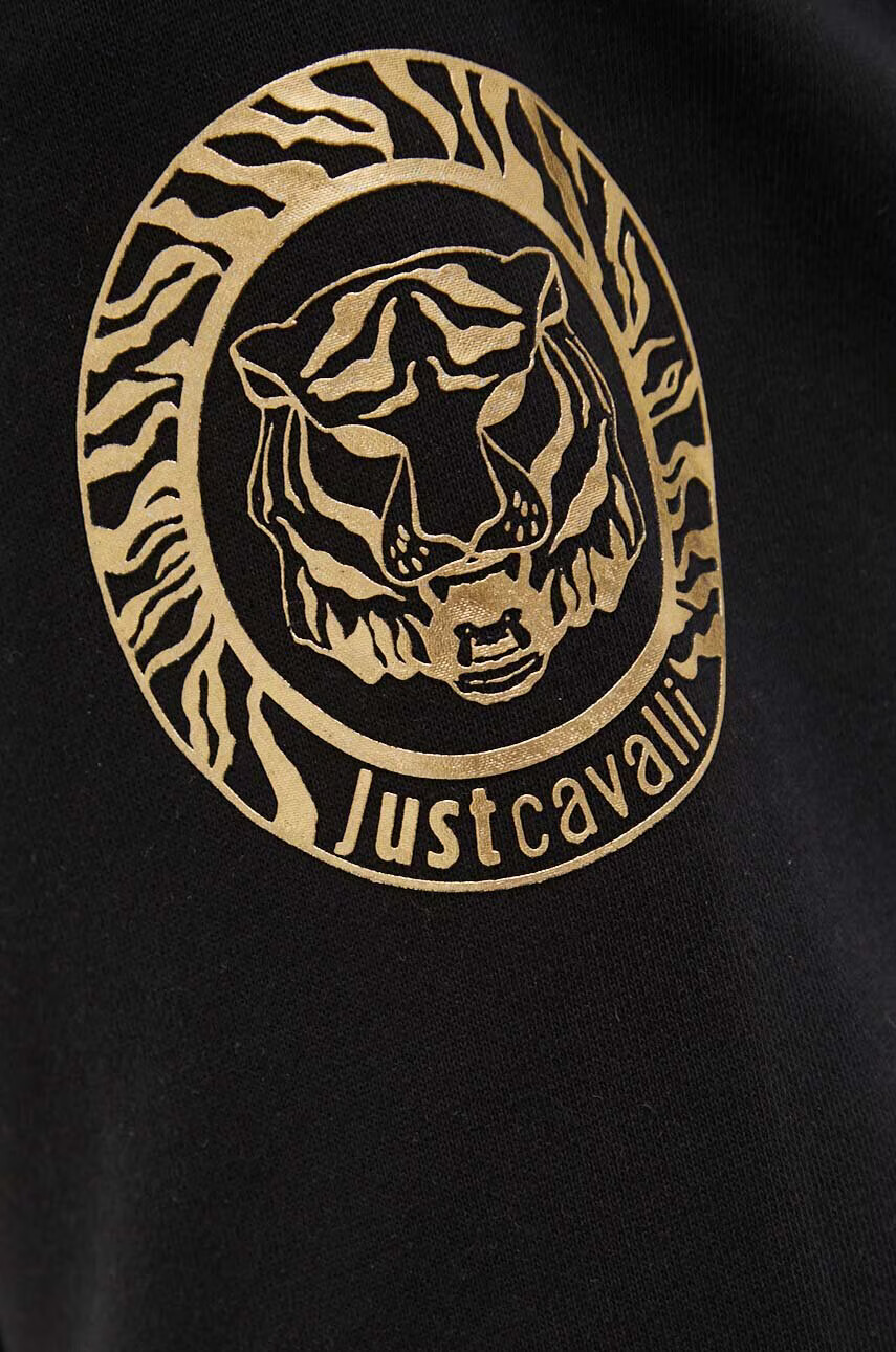 Just Cavalli Спортен панталон в черно с принт - Pepit.bg