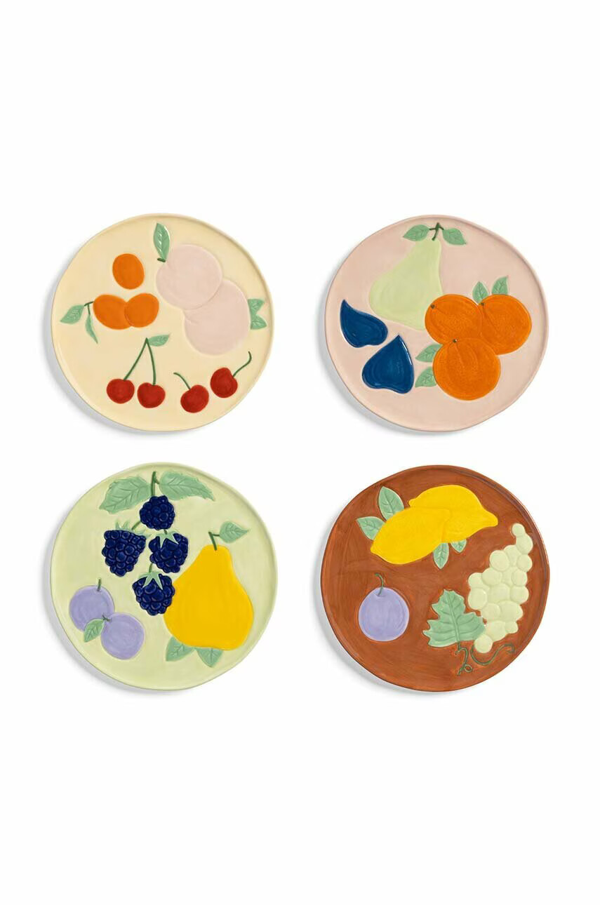 &k amsterdam Комплект чинии Fruitful Set (4 броя) - Pepit.bg