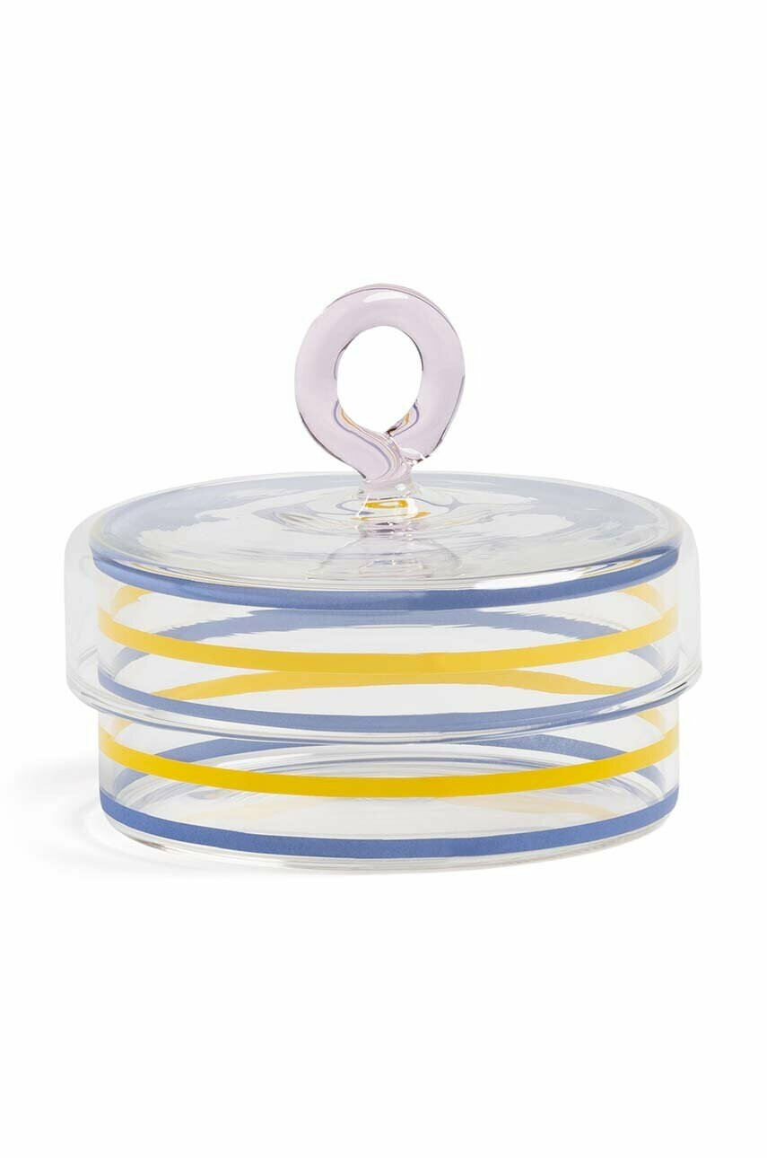 &k amsterdam Кутия с капак Jar Stripy - Pepit.bg