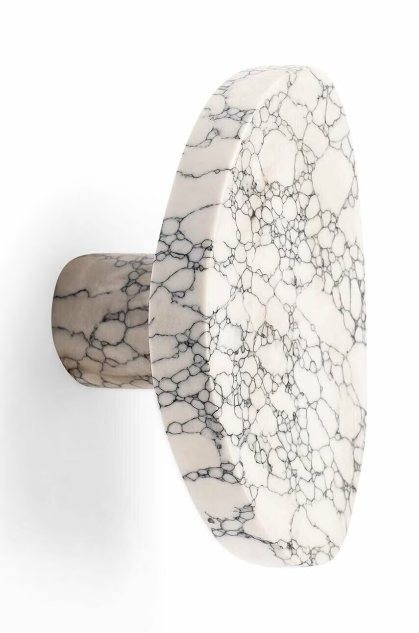 &k amsterdam Закачалка за стена Crackle White - Pepit.bg