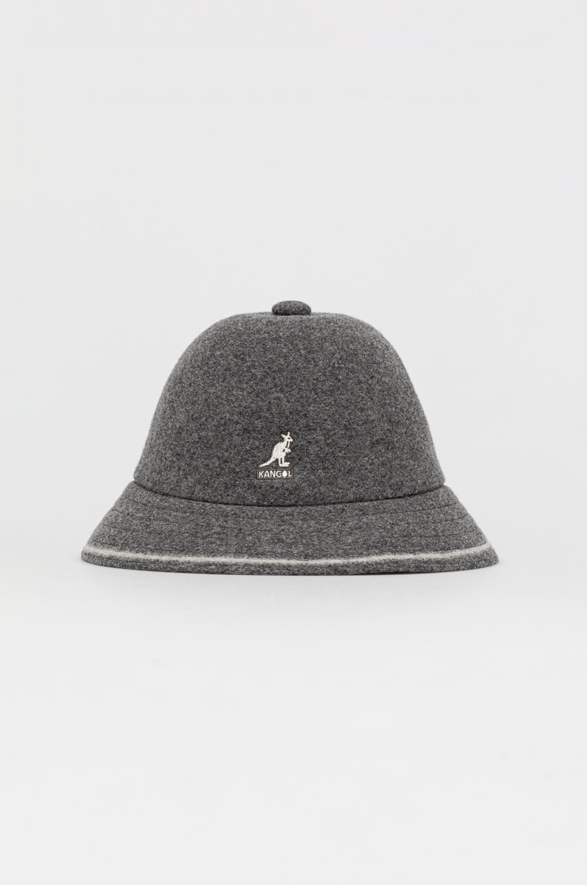 Kangol Капела в сиво от вълна - Pepit.bg