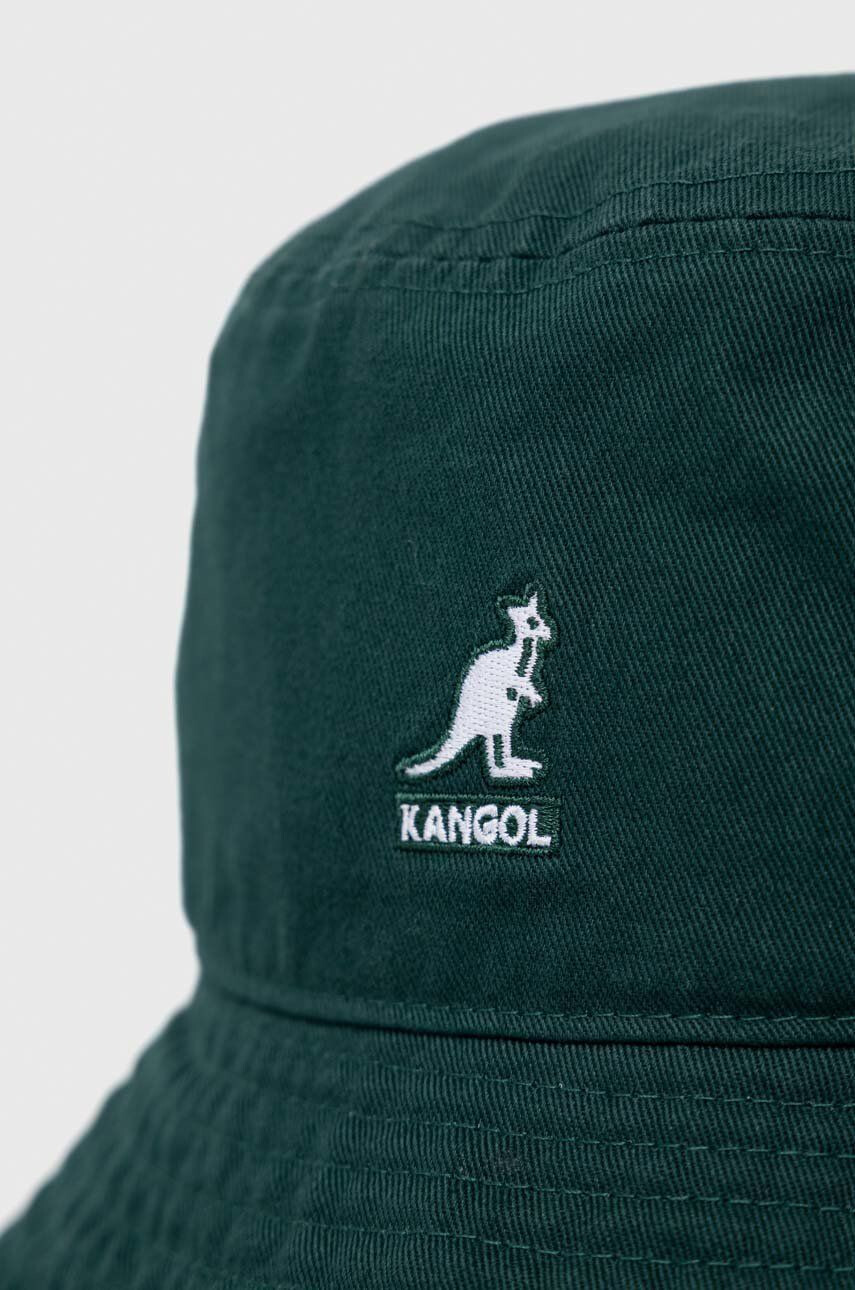 Kangol Памучна капела в зелено от памук - Pepit.bg