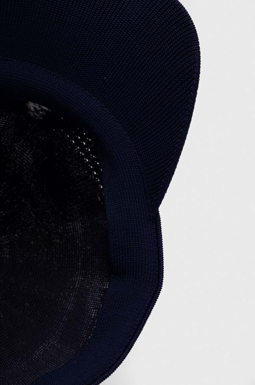 Kangol Шапка с козирка в тъмносиньо с апликация - Pepit.bg
