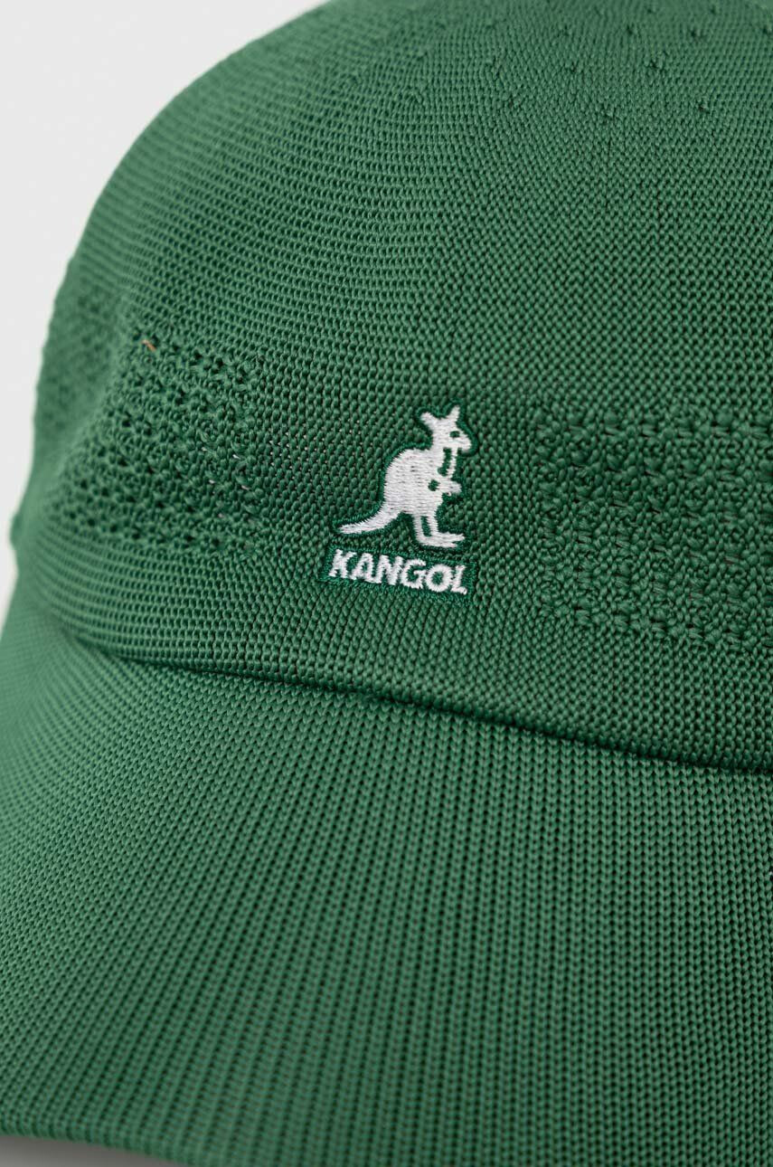 Kangol Шапка с козирка в зелено с изчистен дизайн - Pepit.bg