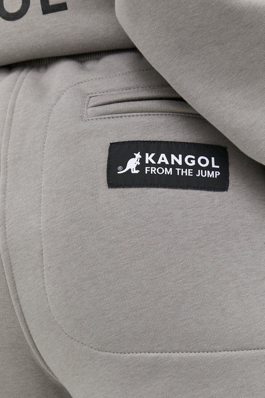 Kangol Спортен панталон унисекс в сиво с изчистен дизайн - Pepit.bg