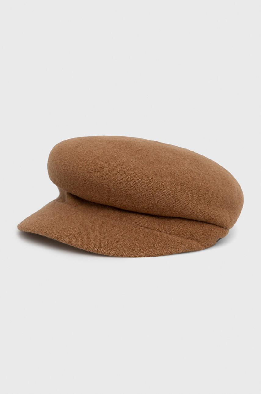 Kangol Вълнен каскет в бежово от вълна - Pepit.bg
