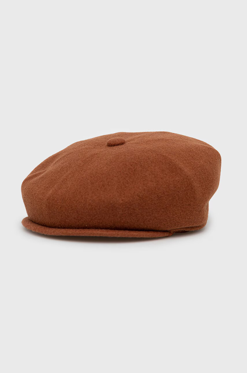 Kangol Вълнен каскет в кафяво от вълна - Pepit.bg