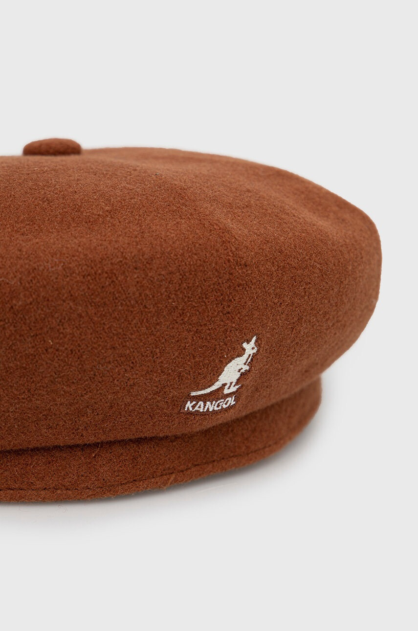 Kangol Вълнен каскет в кафяво от вълна - Pepit.bg