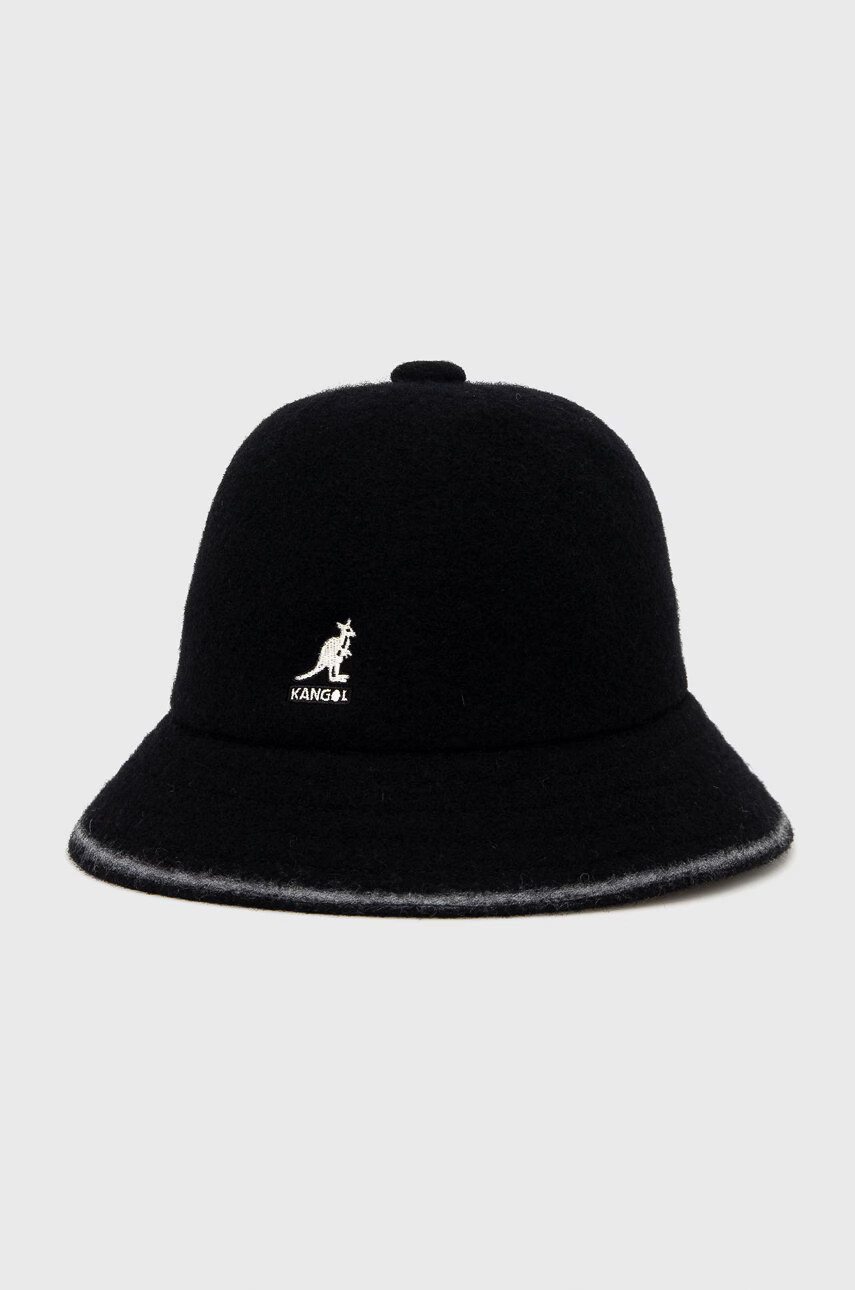 Kangol Вълнена капела в черно от вълна - Pepit.bg