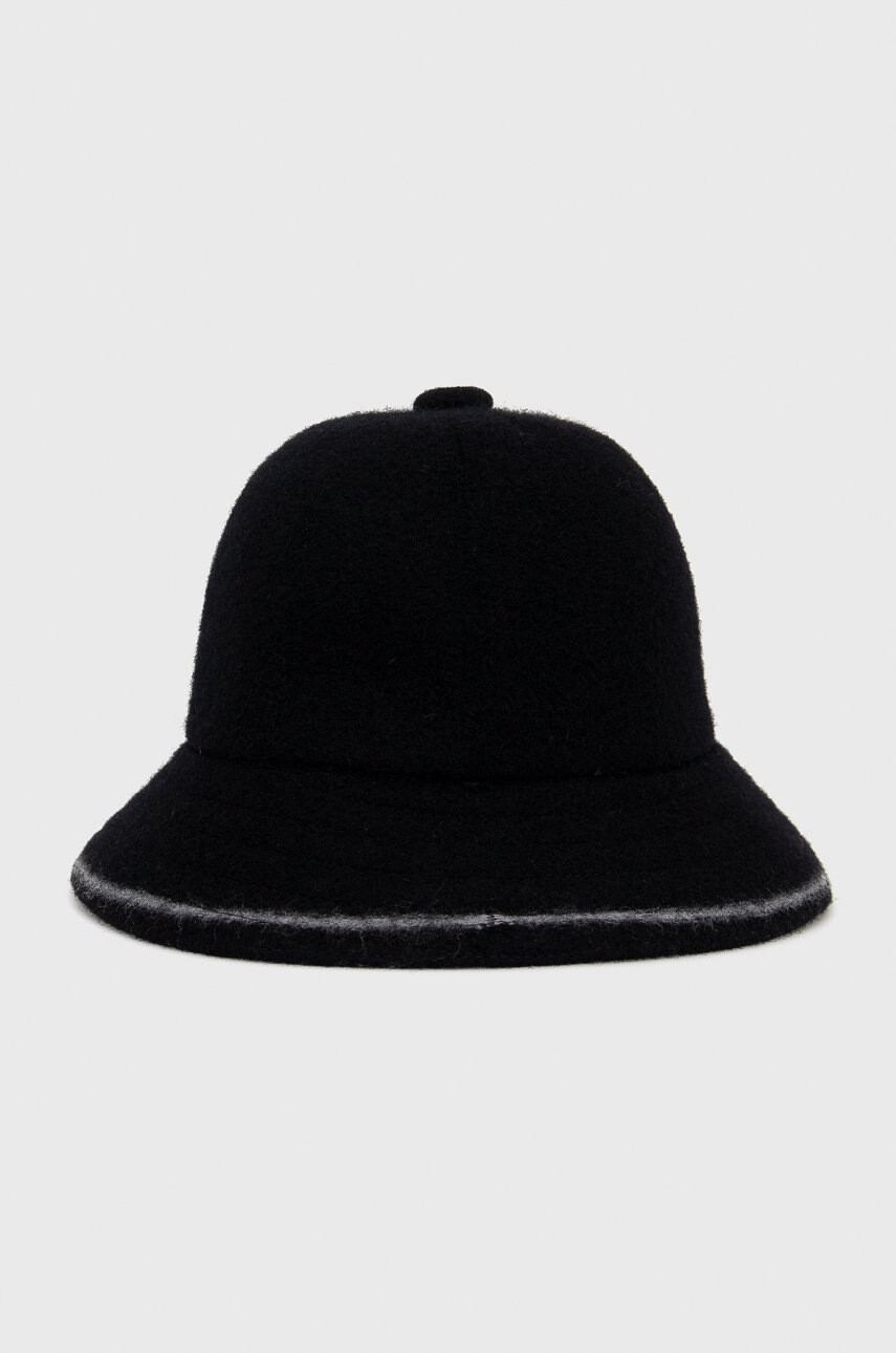 Kangol Вълнена капела в черно от вълна - Pepit.bg