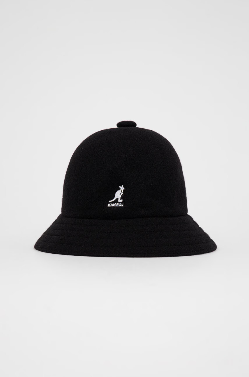 Kangol Вълнена капела в черно от вълна - Pepit.bg