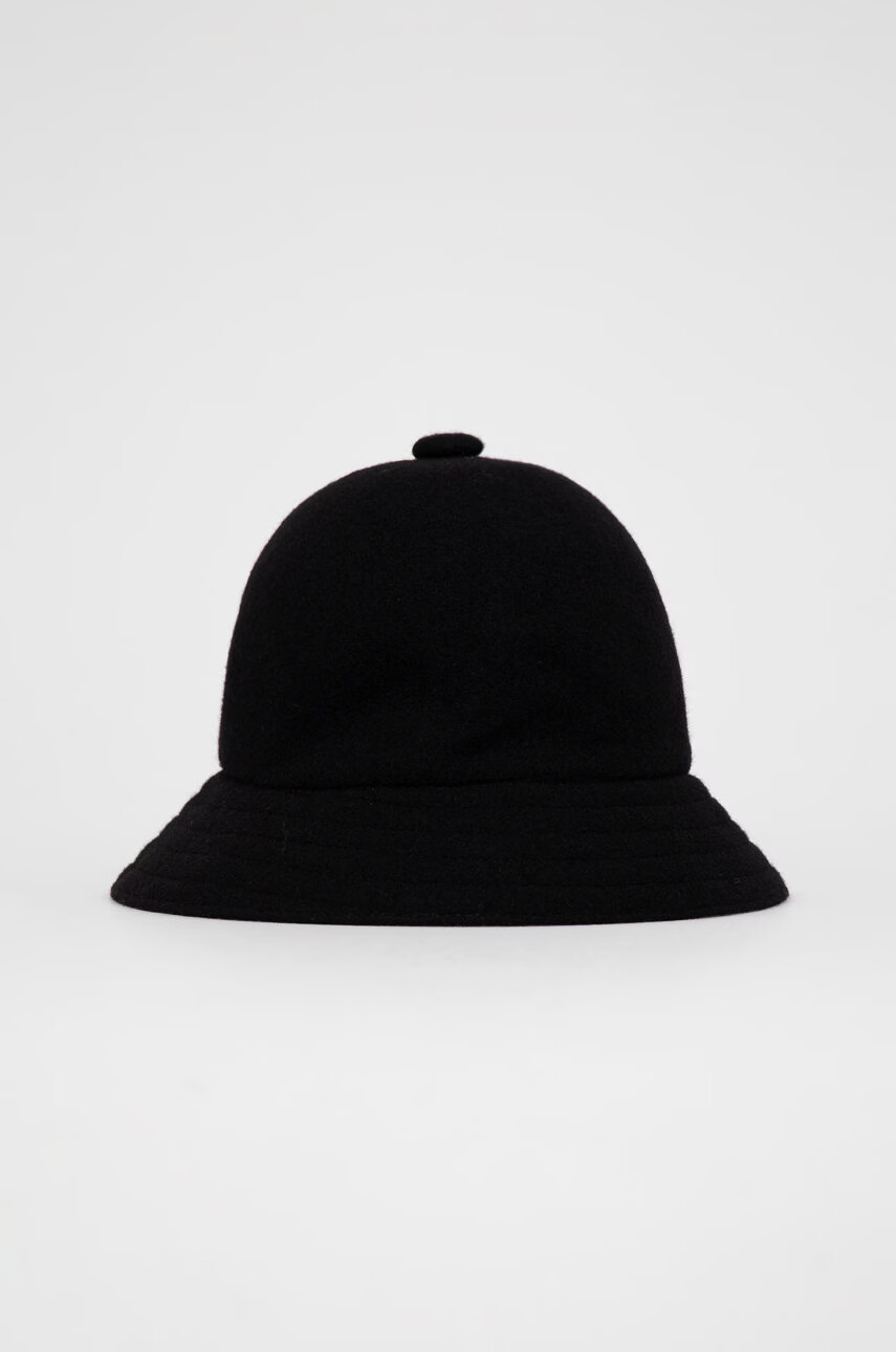 Kangol Вълнена капела в черно от вълна - Pepit.bg
