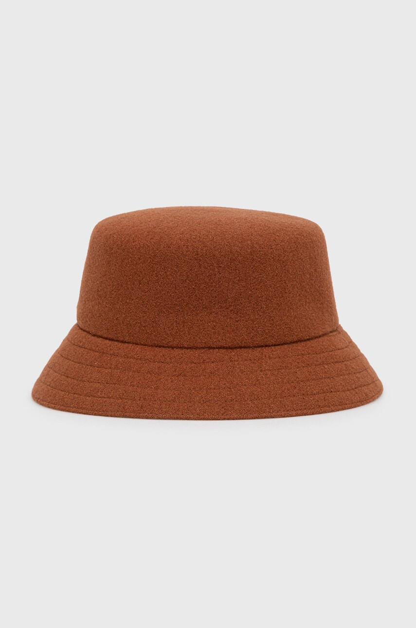 Kangol Вълнена капела в кафяво от вълна - Pepit.bg