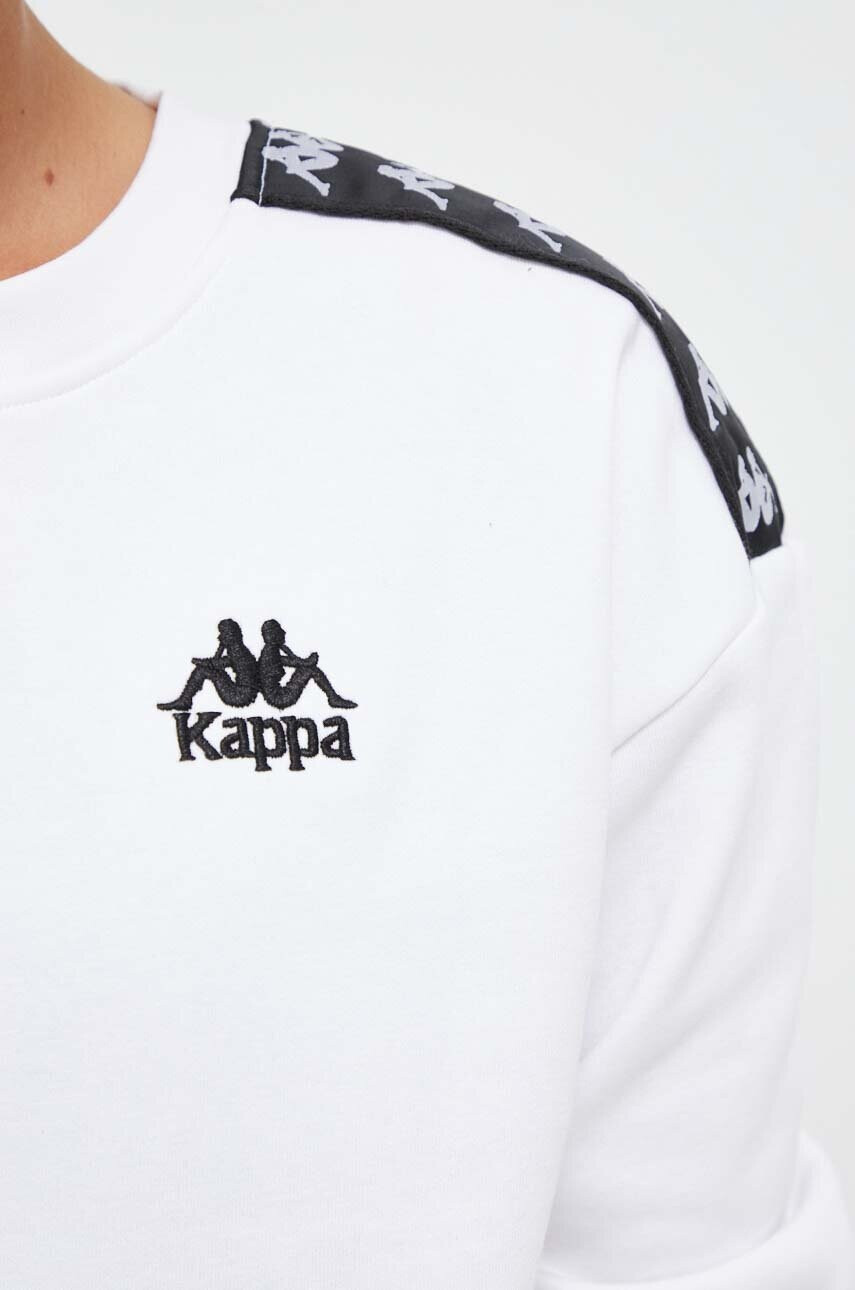 Kappa Суичър в бяло с апликация - Pepit.bg