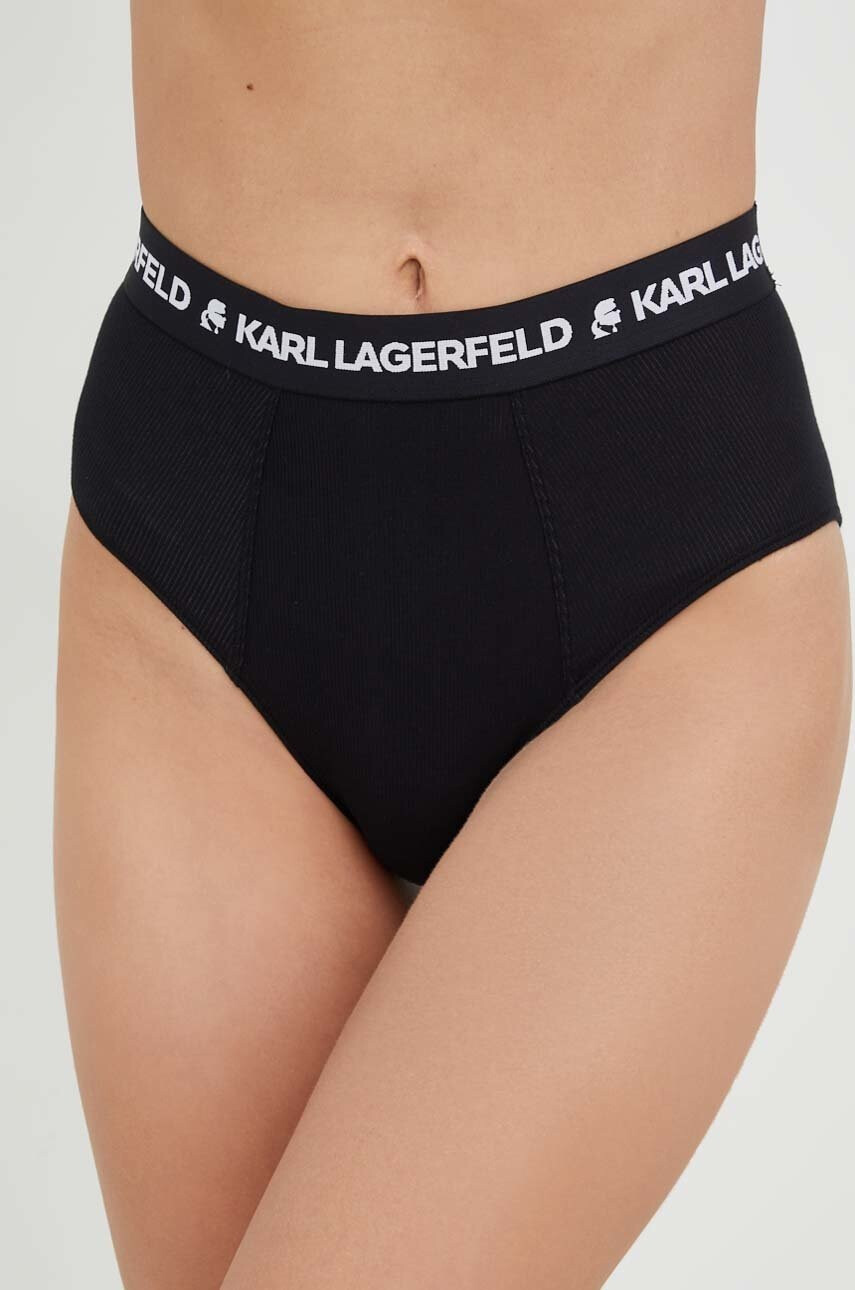 Karl Lagerfeld Бикини в черно - Pepit.bg