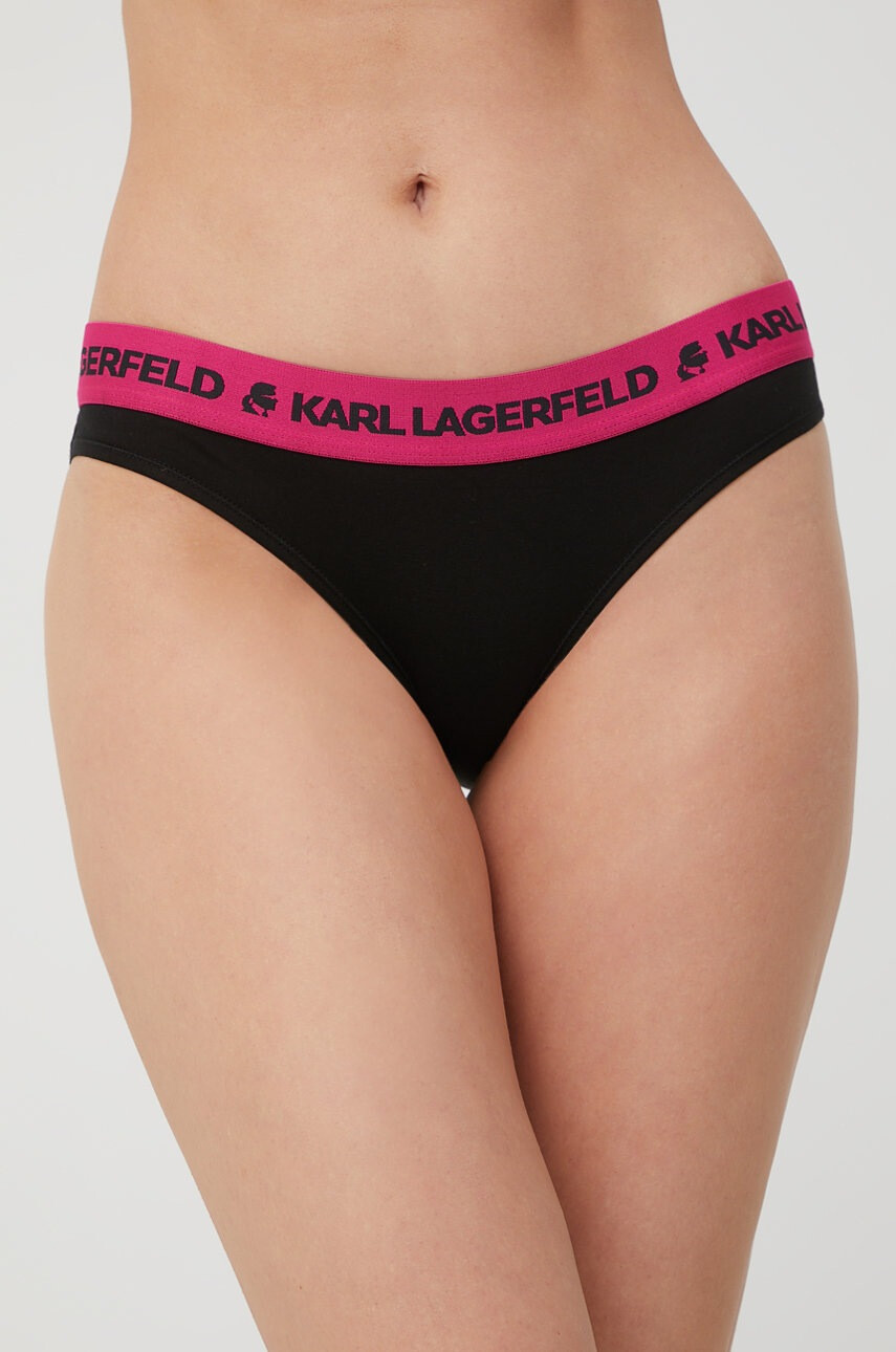 Karl Lagerfeld Бикини в черно - Pepit.bg