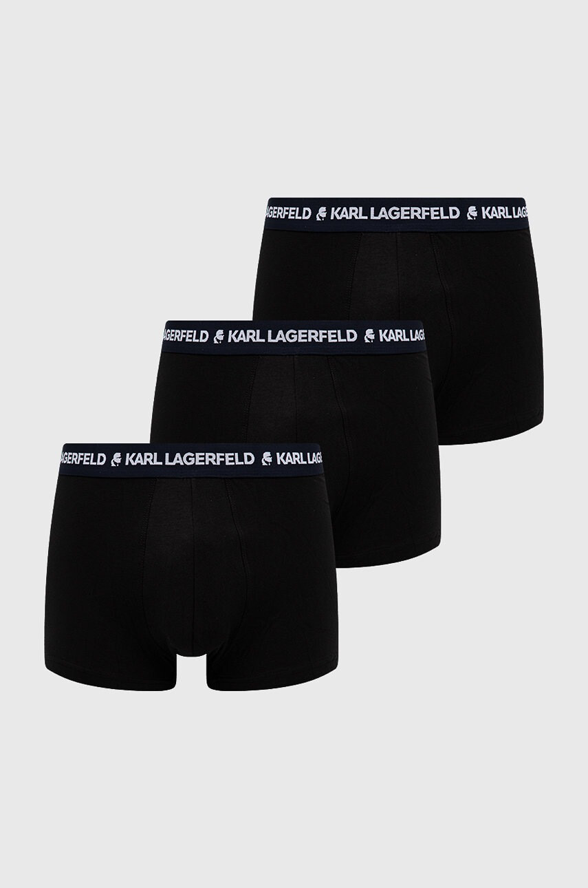 Karl Lagerfeld Боксерки в черно - Pepit.bg