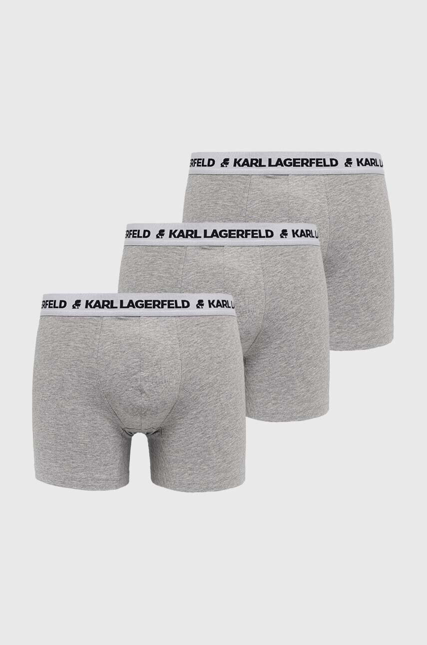 Karl Lagerfeld Боксерки в сиво - Pepit.bg