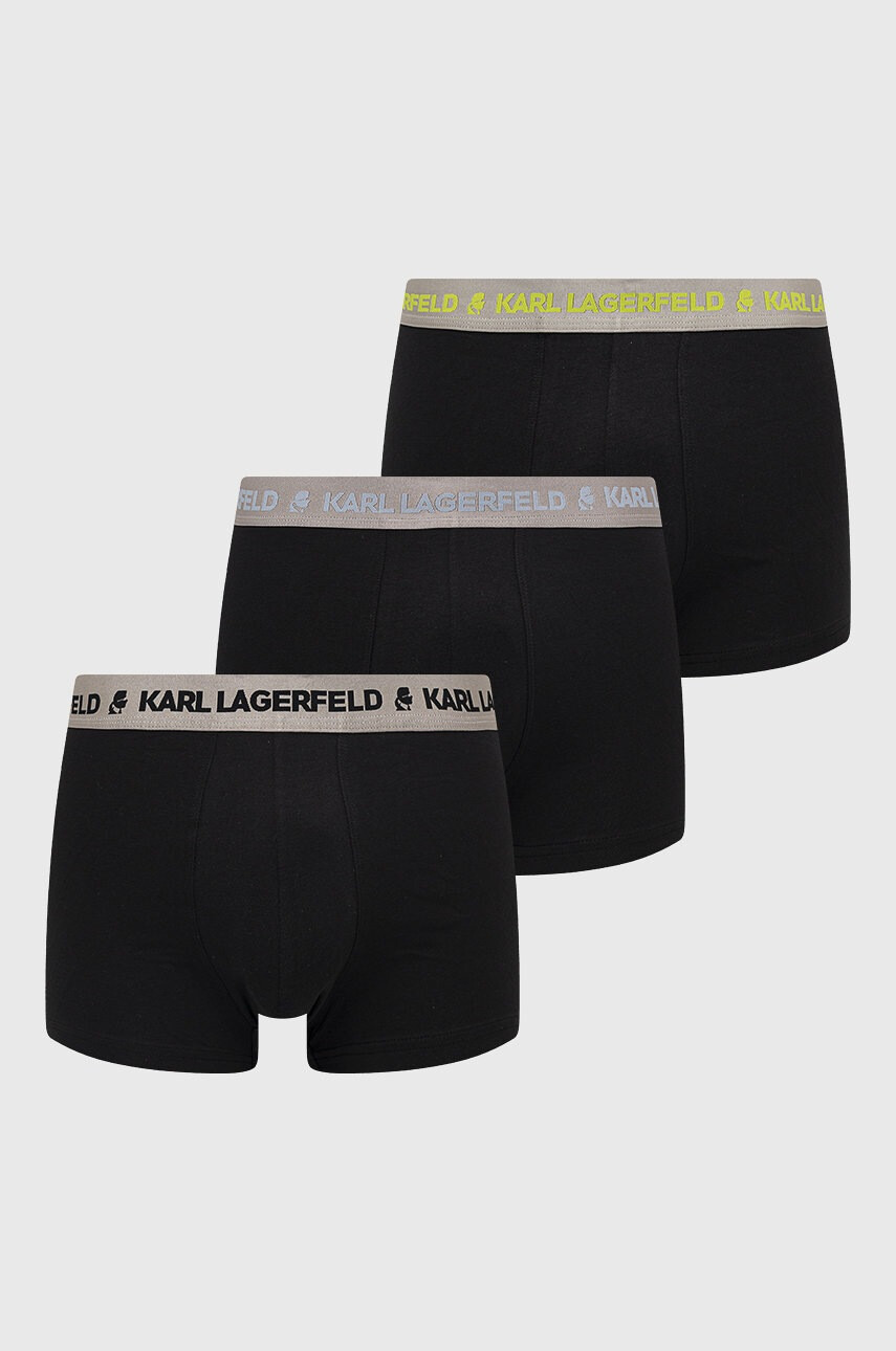 Karl Lagerfeld Боксерки в черно - Pepit.bg