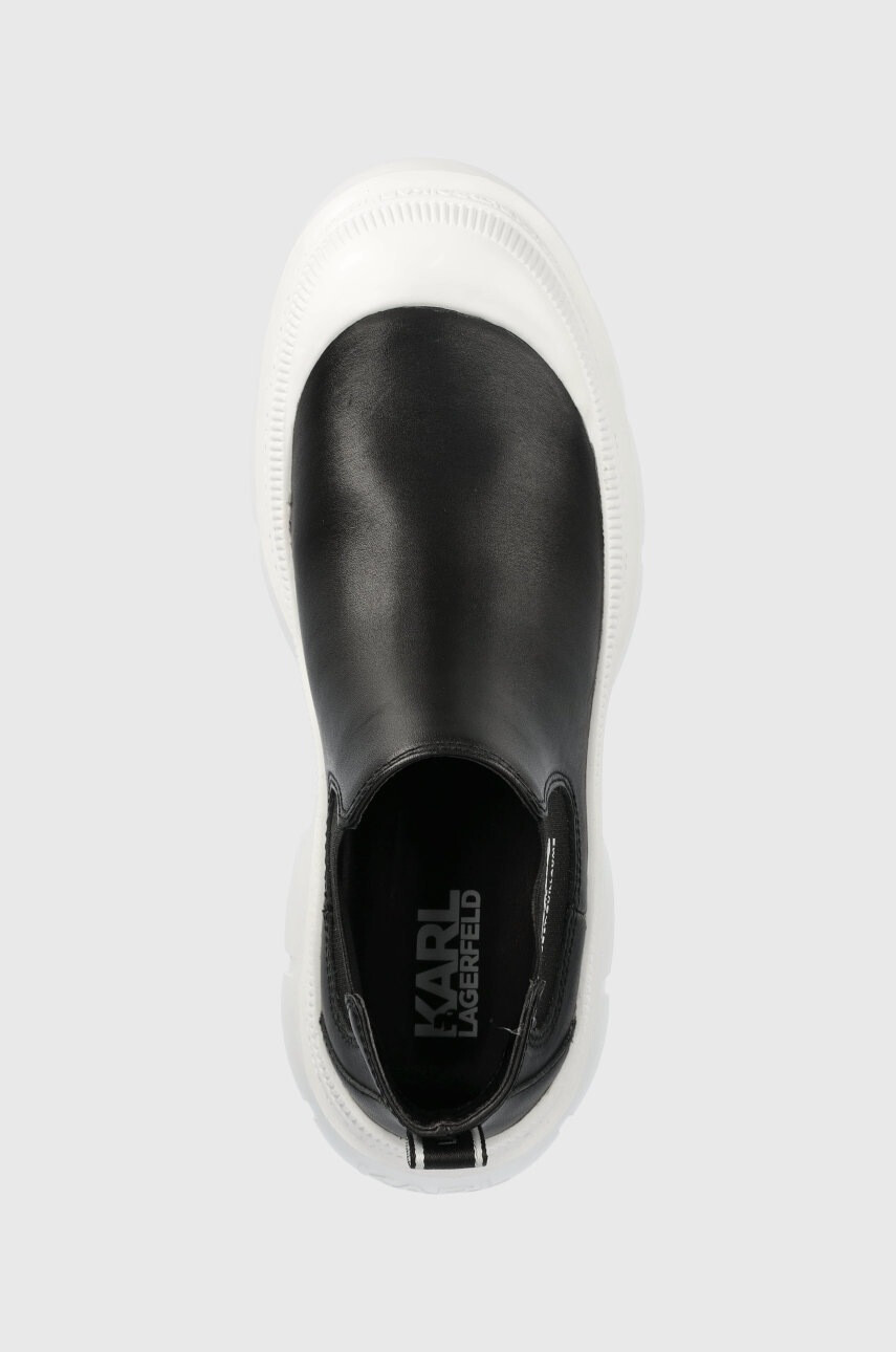 Karl Lagerfeld Боти челси Kl43530 Trekka Max в черно с платформа KL43530 - Pepit.bg