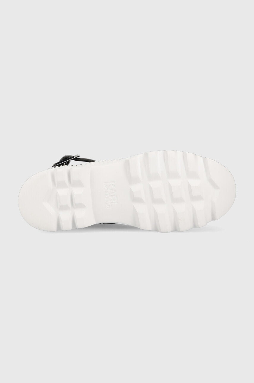 Karl Lagerfeld Боти KL42546 TREKKA II в черно с платформа KL42546 - Pepit.bg
