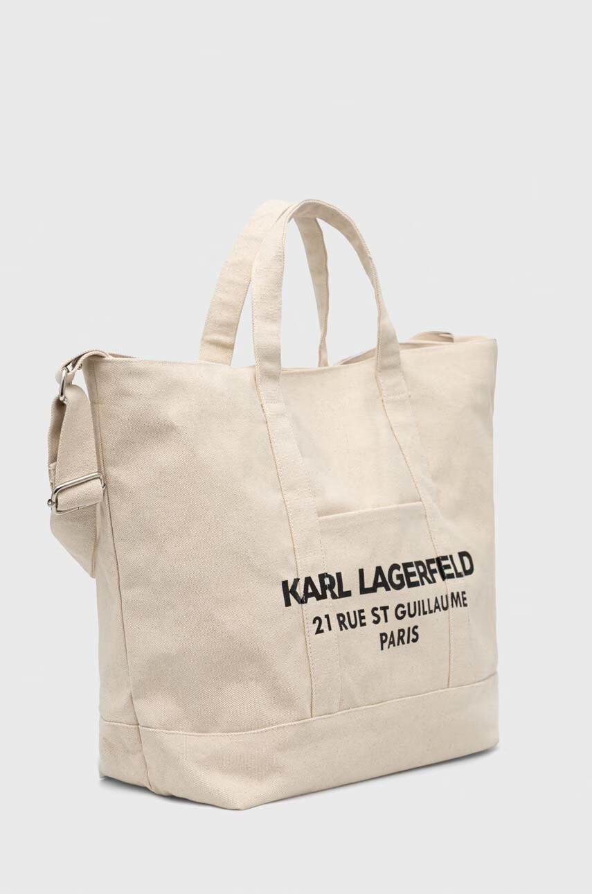 Karl Lagerfeld Чанта в бежово - Pepit.bg