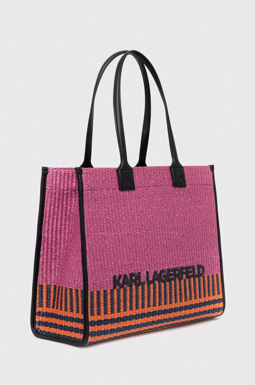 Karl Lagerfeld Чанта в розово - Pepit.bg