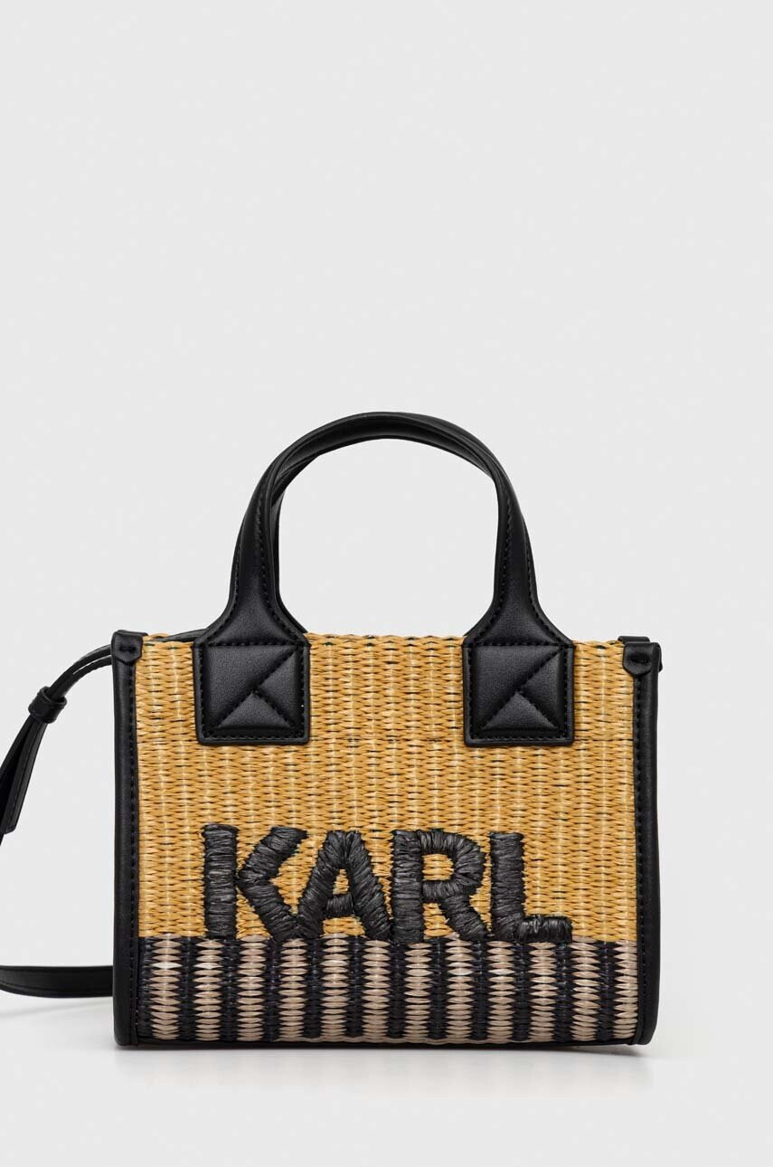 Karl Lagerfeld Чанта в бежово - Pepit.bg