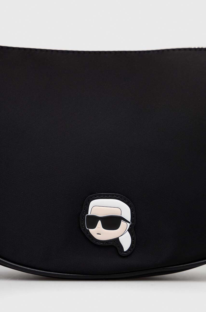 Karl Lagerfeld Чанта през рамо в черно - Pepit.bg