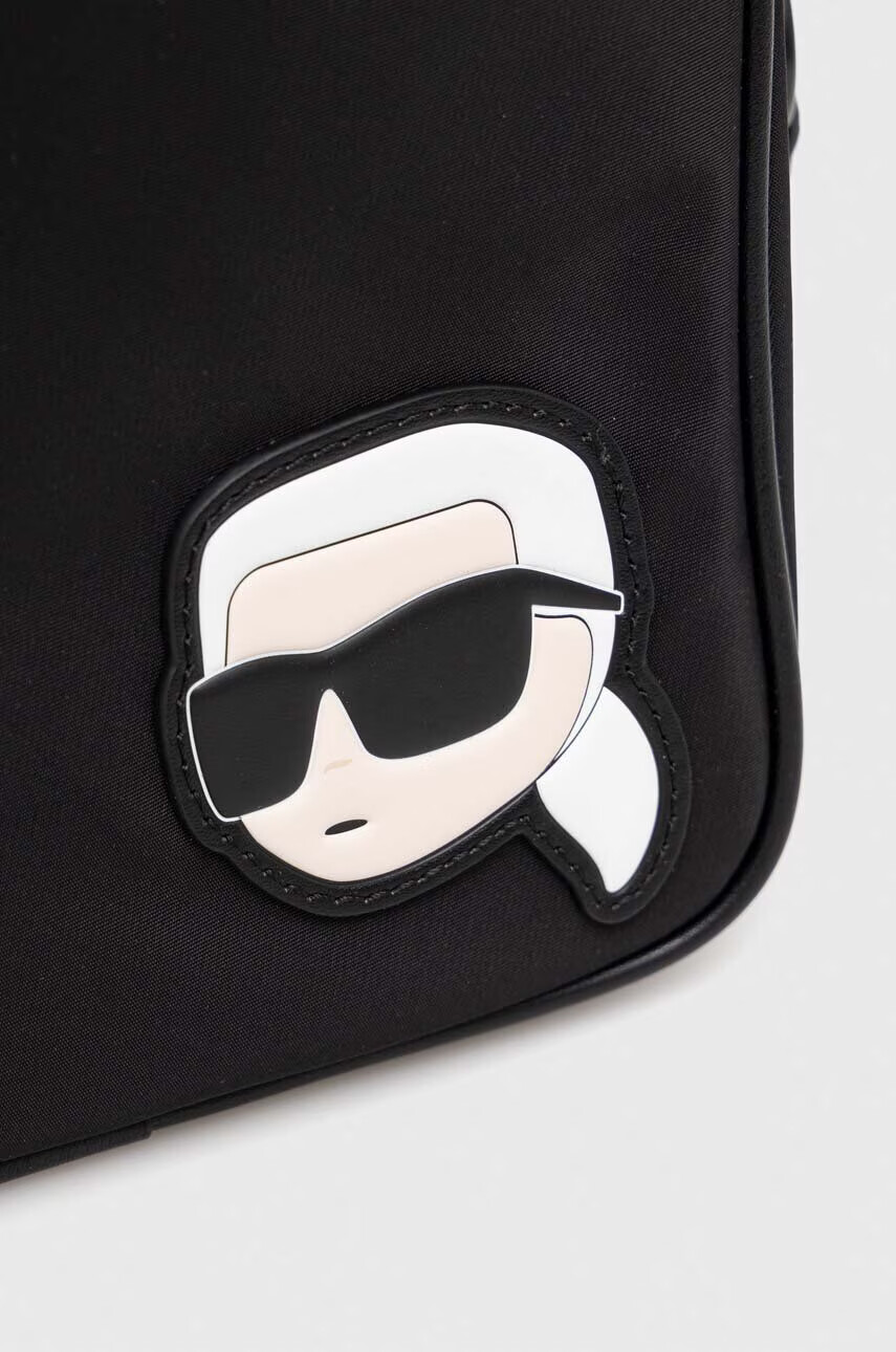 Karl Lagerfeld Чанта през рамо в черно - Pepit.bg