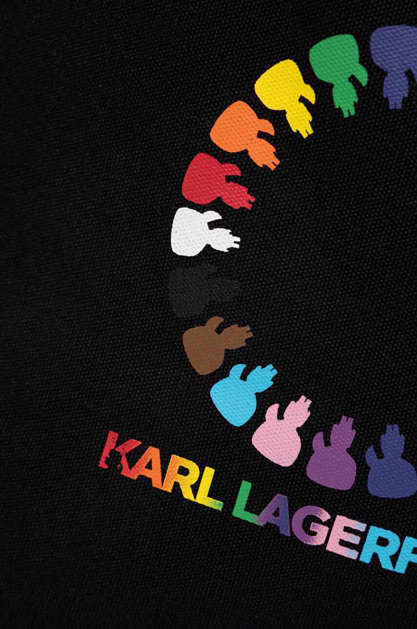 Karl Lagerfeld Чанта с две лица в черно - Pepit.bg