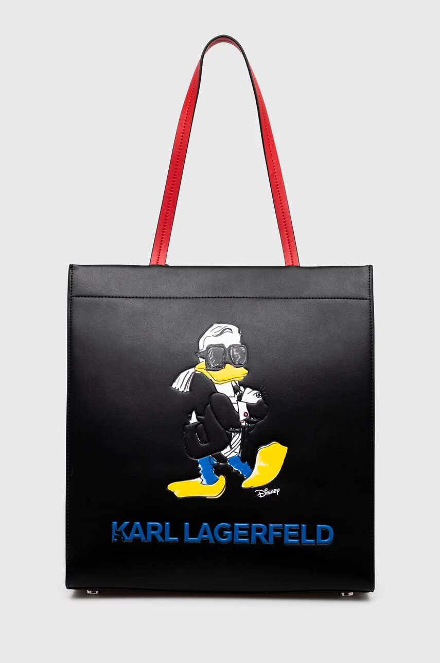 Karl Lagerfeld Чанта x Disney в черно - Pepit.bg