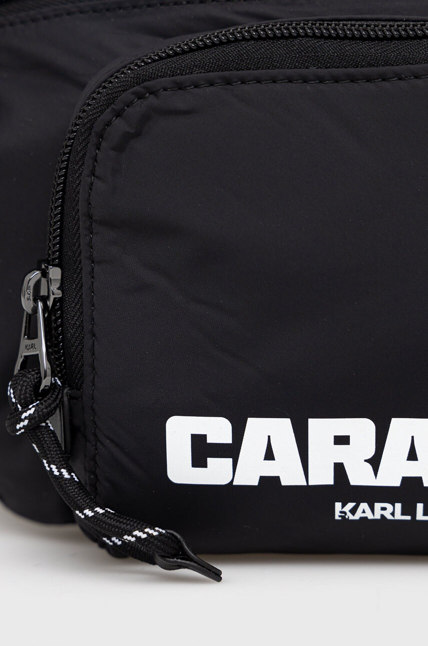 Karl Lagerfeld Чанта за кръст X Cara Delevingne в черно - Pepit.bg