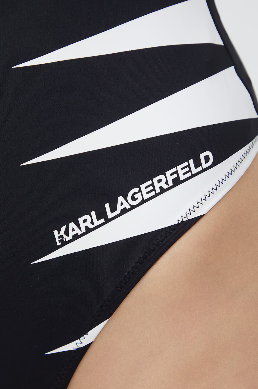 Karl Lagerfeld Цял бански в черно с мека чашка - Pepit.bg