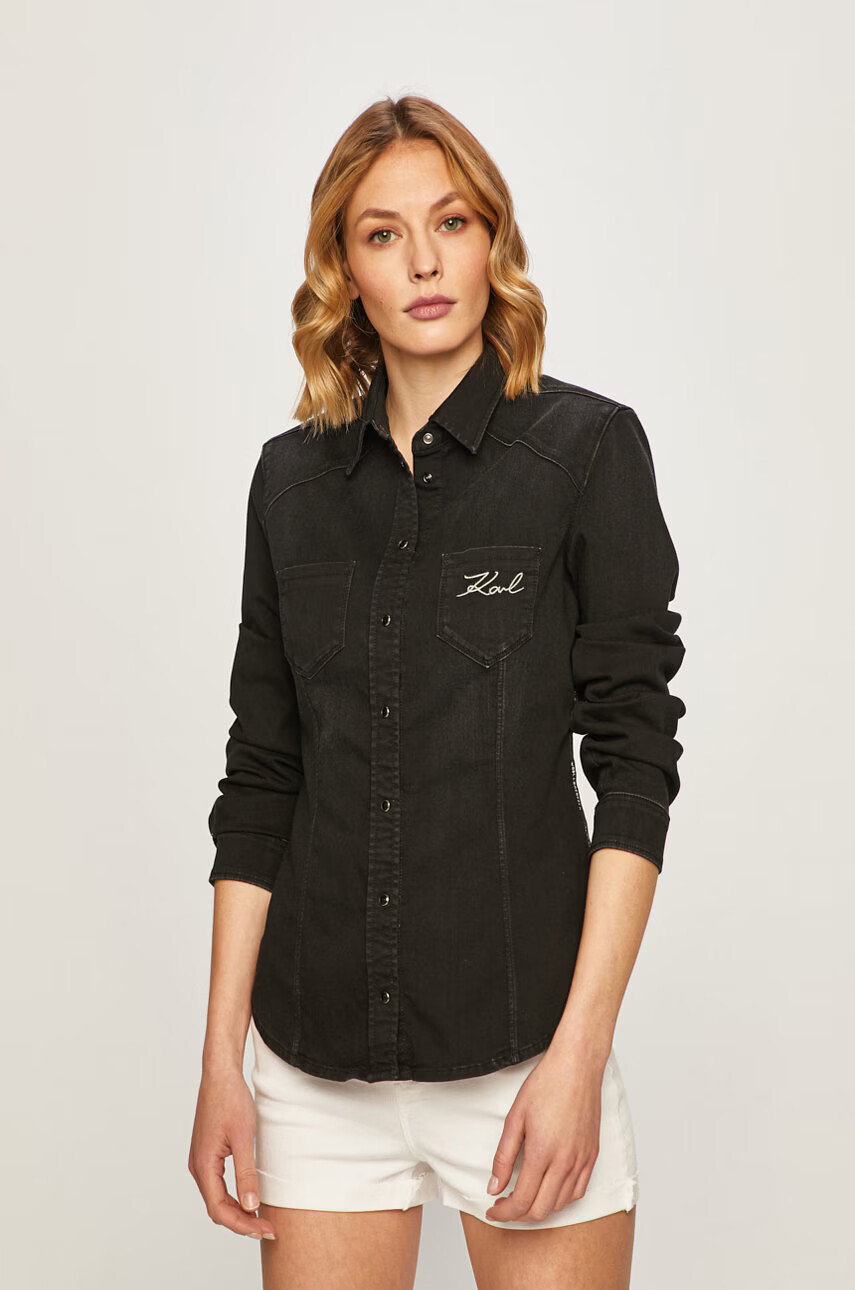 Karl Lagerfeld Denim Дънкова риза - Pepit.bg