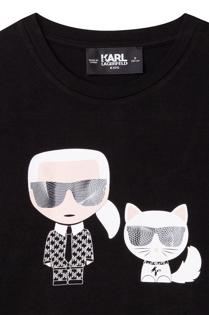 Karl Lagerfeld Детска блуза с дълги ръкави - Pepit.bg