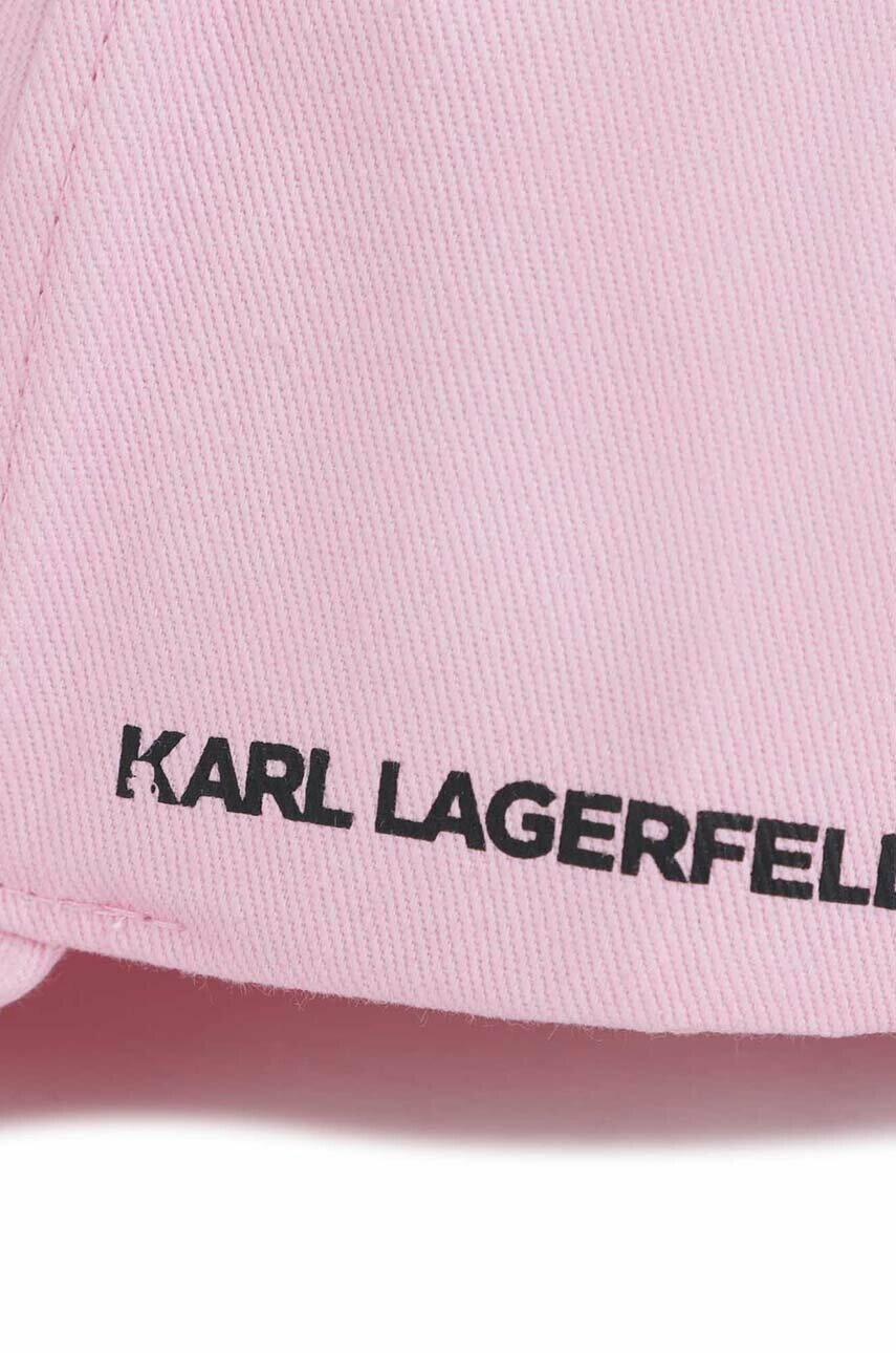 Karl Lagerfeld Детска памучна шапка - Pepit.bg